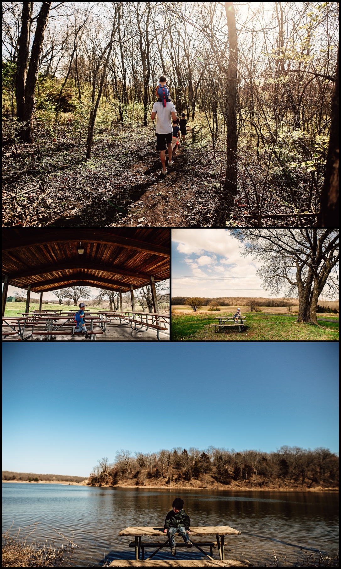 Kansas City Family Child Adventure Summer Photography Hiking Park