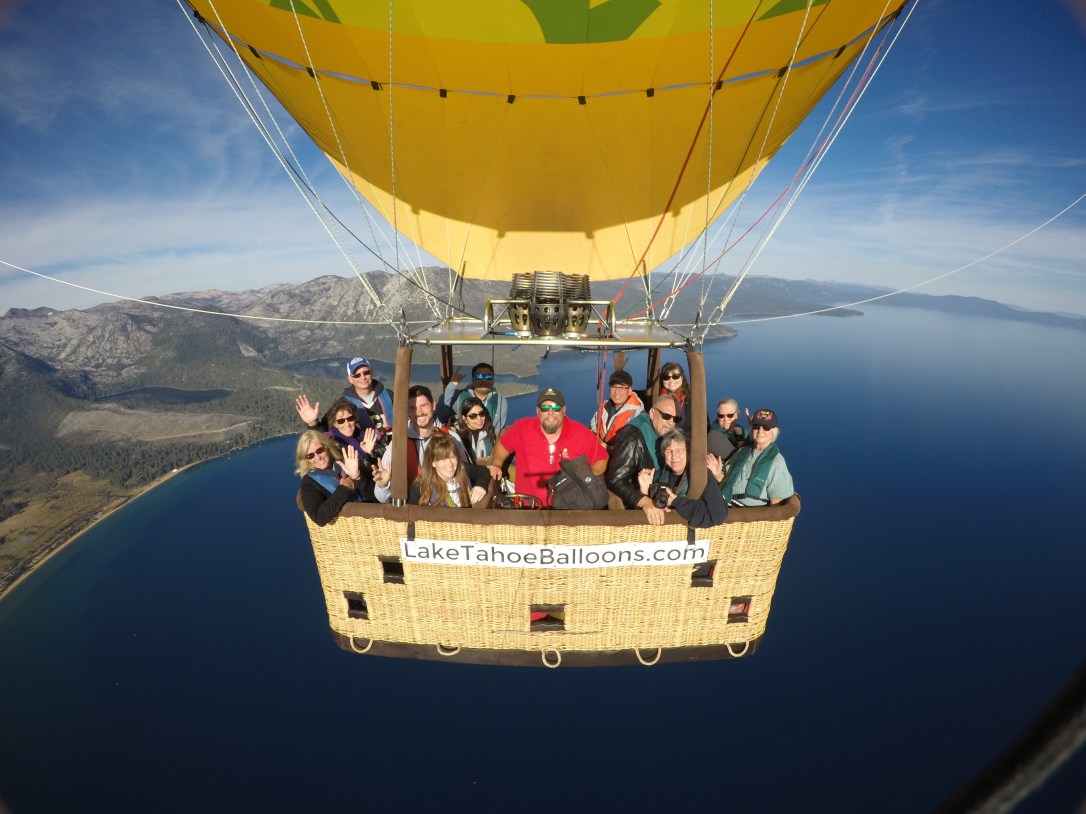 Lake Tahoe Balloon Hot Air Balloon Boat
