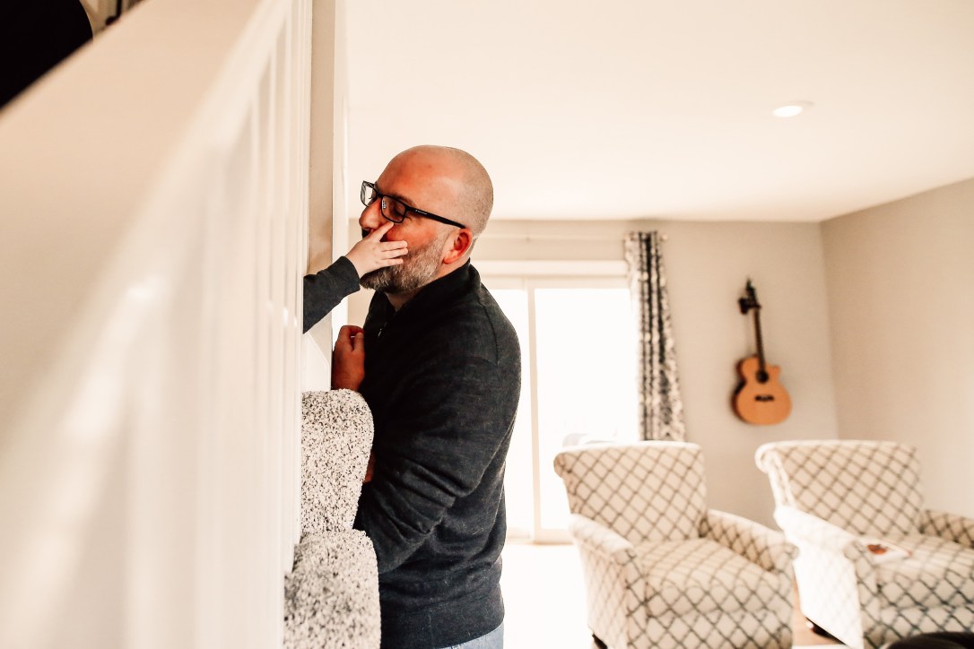 family photography father son at home session