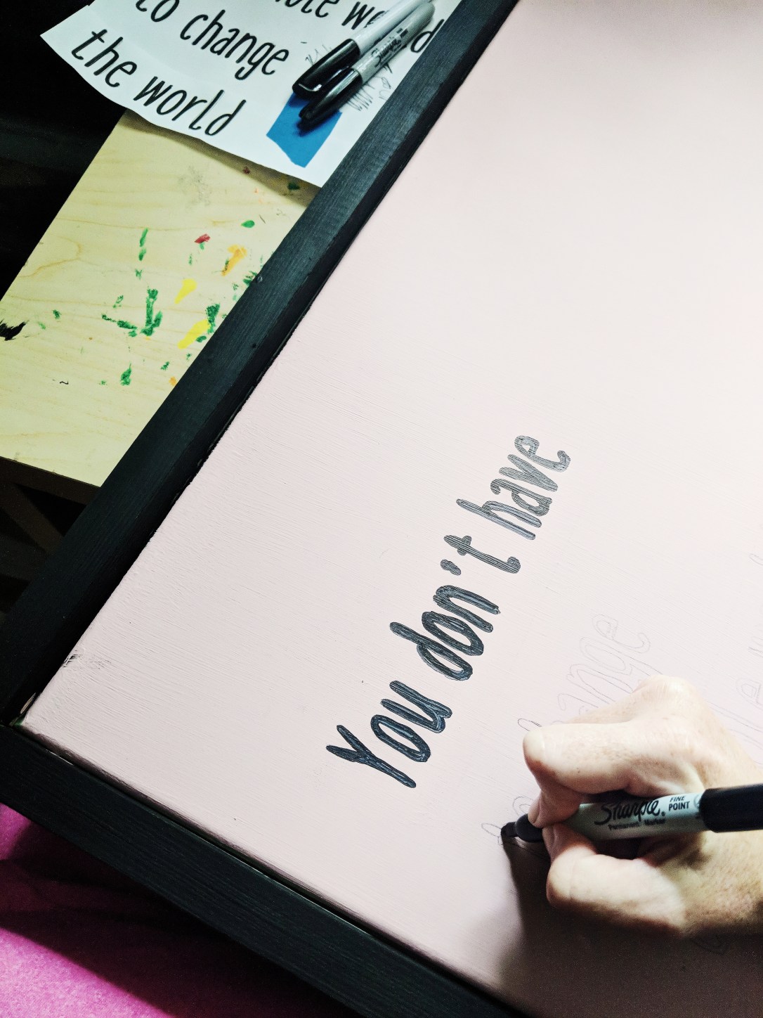 DIY Farmhouse sign tutorial quote sign