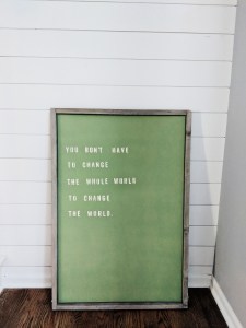 DIY Famrhouse sign tutorial quote sign