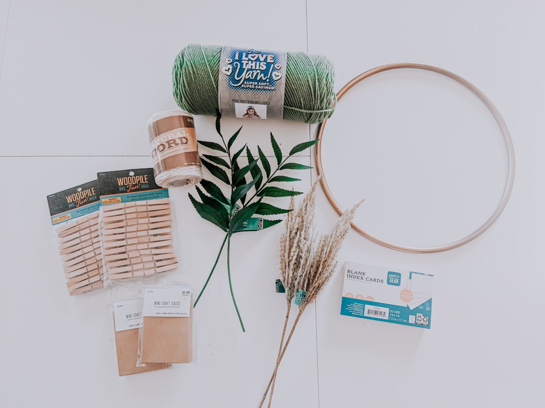 DIY activity advent calendar boho macrame