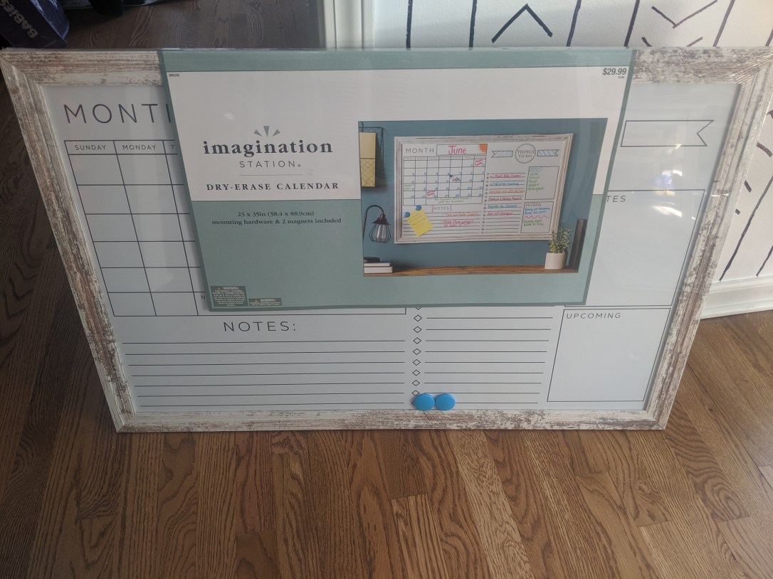 family command center calendar chore charts DIY Sharpie wall design modern kitchen