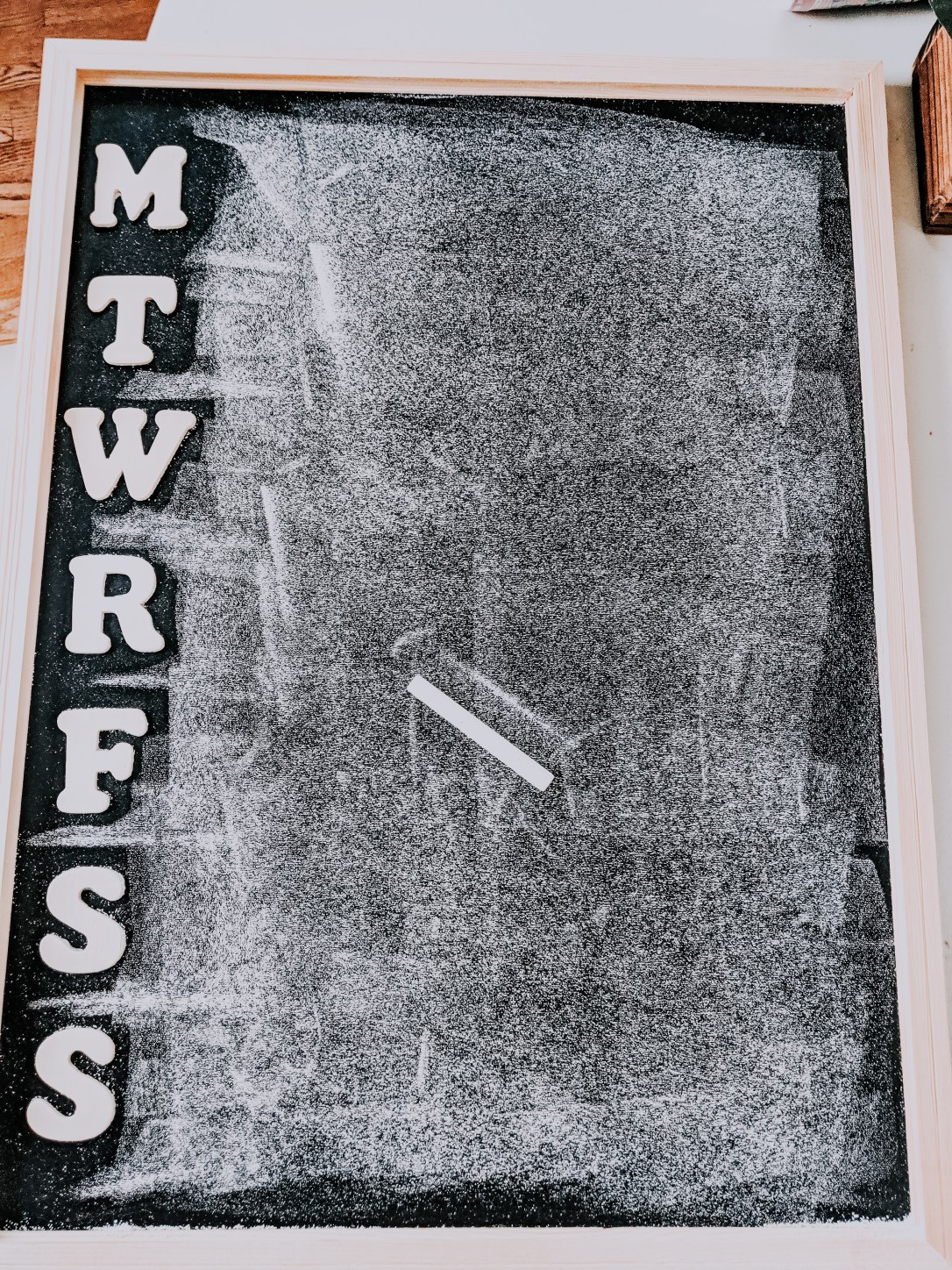 family command center calendar chore charts DIY Sharpie wall design modern kitchen