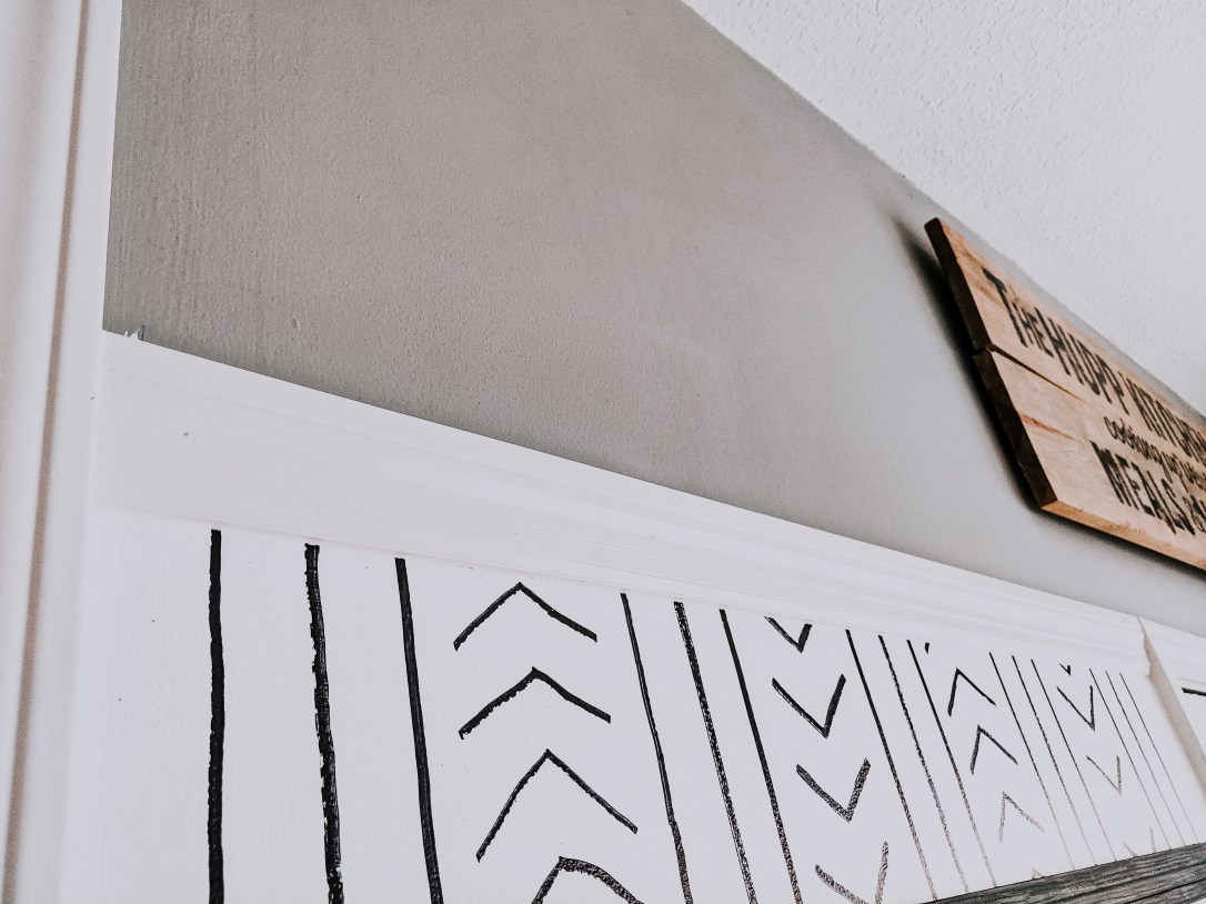 family command center calendar chore charts DIY Sharpie wall design modern kitchen